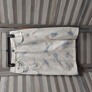 Women's High-Rise Midi Denim Skirt | Future Collective | 6